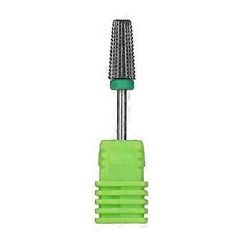 5 in 1 Tapered Nail Drill Bits with Cut 3/32' Two-Way Milling Cutter for Manicure Remove Gel Nails