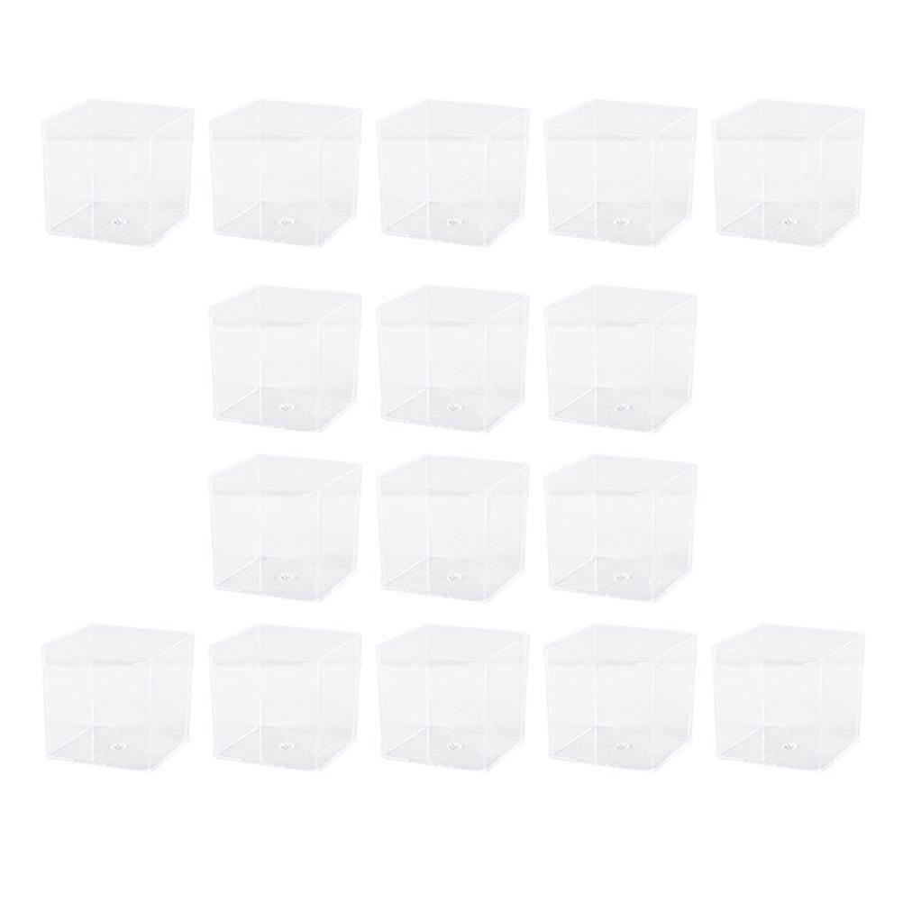 Pudding Cups Transparent Pudding Containers for Home 30Pcs PP