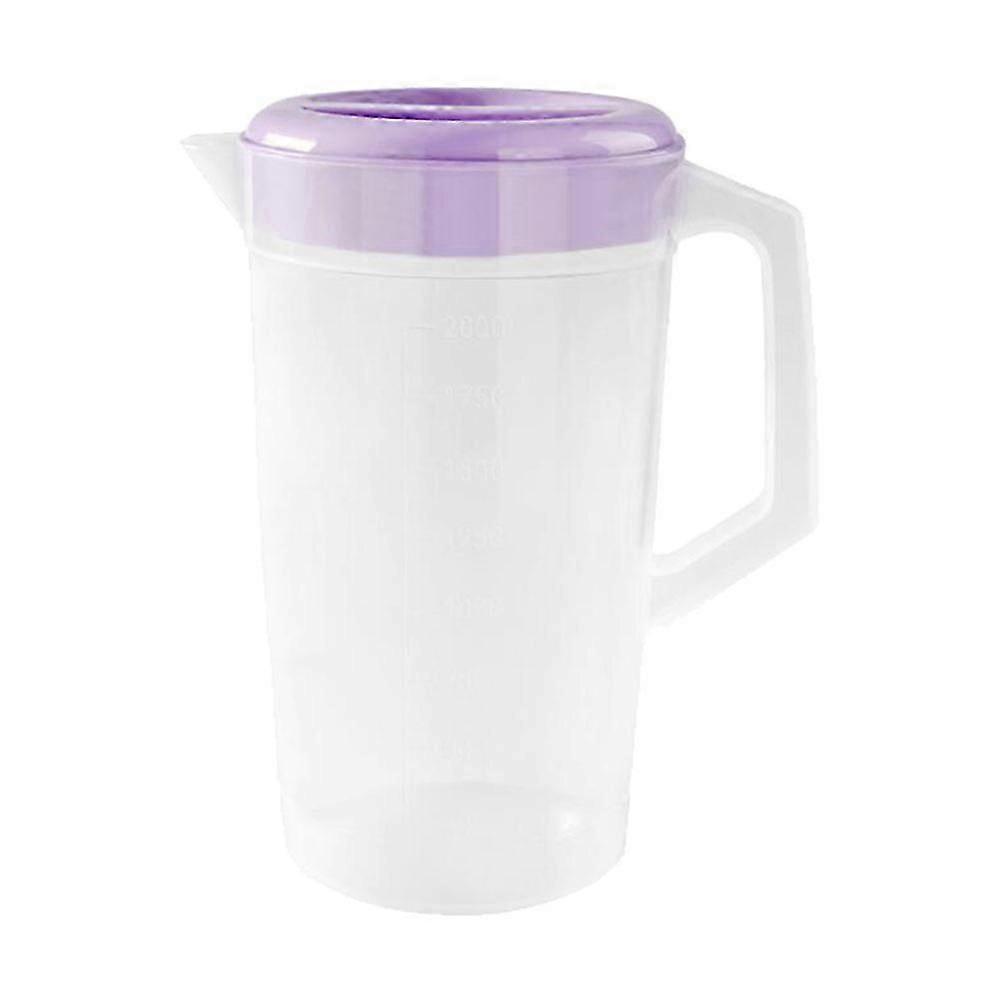 Violet Beverage Pitcher for Household Use Cold Drink Serving Large Capacity