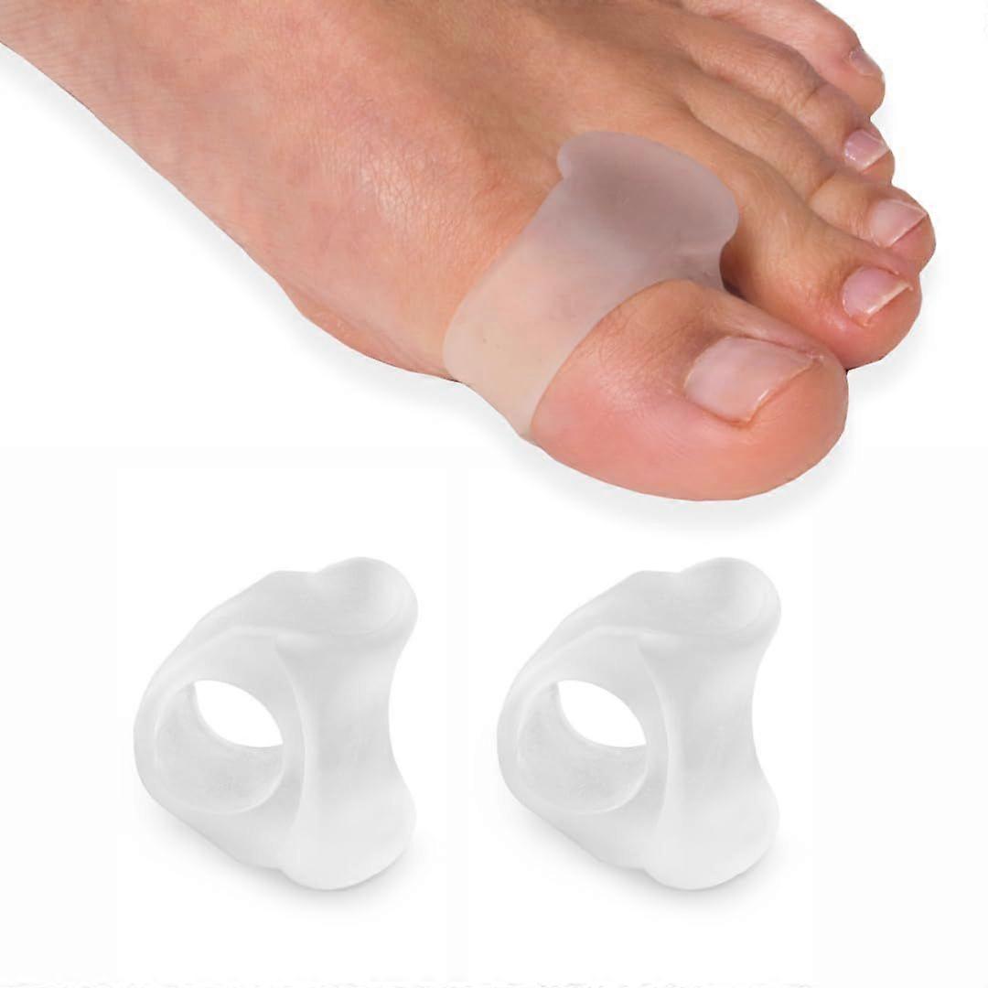 2 Gel Toe Spreaders, Separators & Spacers (Pair w/Toe Loop) 1032-M CAT (Size: