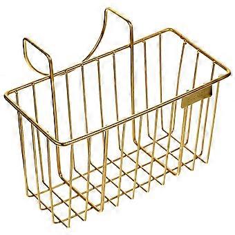 Ensemble de 4 mangeoires à lapins en métal, râtelier à foin suspendu, doré