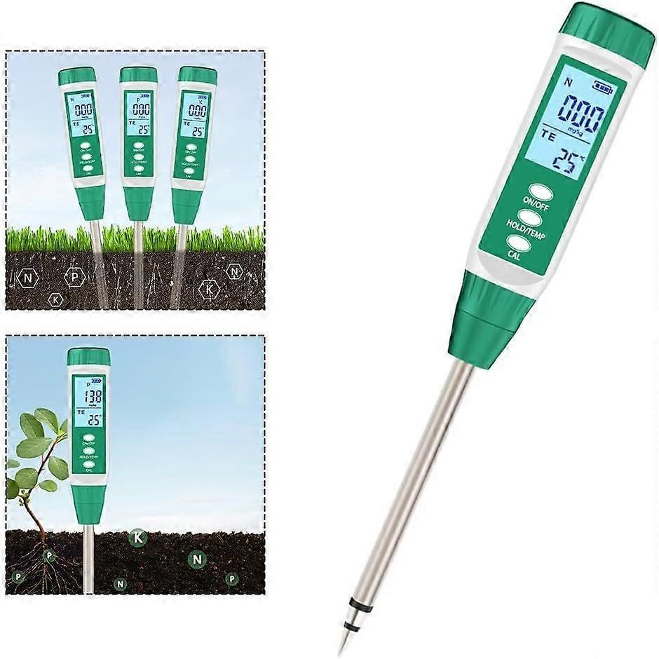 Digital Soil Nutrient Tester With Backlight LCD Display For Accurate