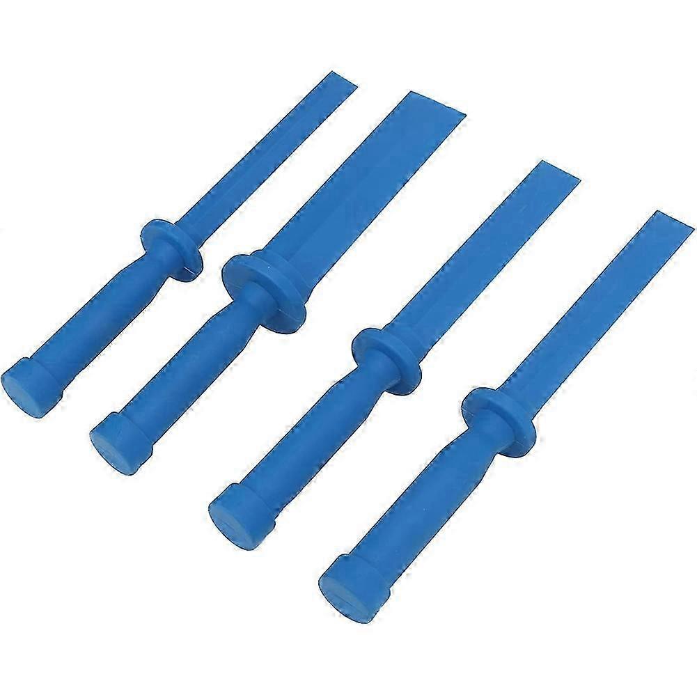Plastic Chisel Scraper Set, Non Marring Pry Tool Kit, Comcompatible withtable Grip Scraper compatible with Adhesive Remover, Caulk
