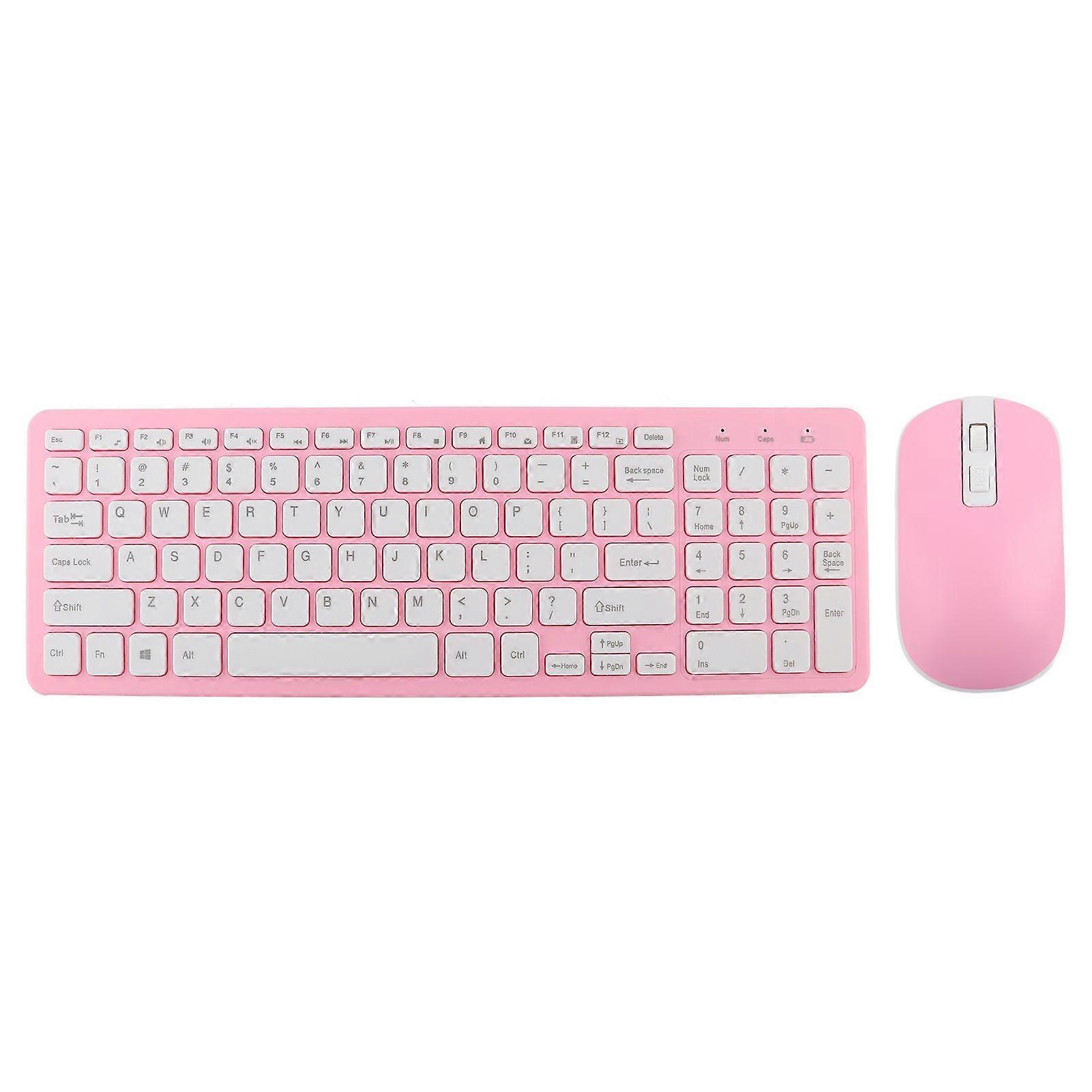 Wireless Mouse Keyboard Set Office Gaming for Notebook Computer 3?Speed Micro Receiver