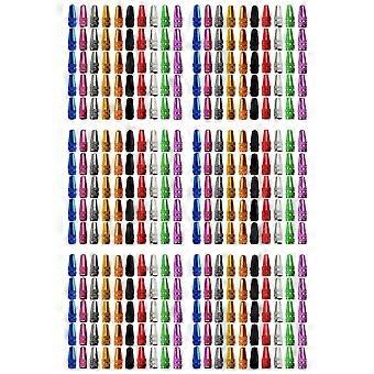 300PCS Bicycle Presta Valve Cap Aluminum Presta Cycling Valve Cap Bicycle Bike Tire Caps French Style Cap Dust Covers