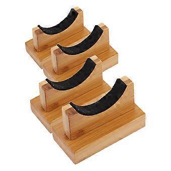 Wooden Baseball Bat Holder for Display 2Pairs Durable Bat Storage Rack
