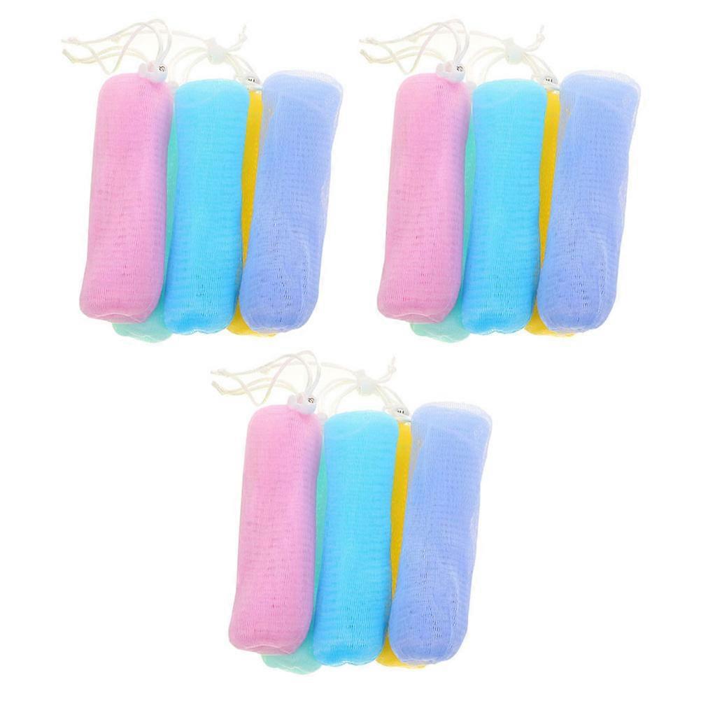 Foaming Net Exfoliating Mesh Soap Pouch for Bathing Use 15Pcs