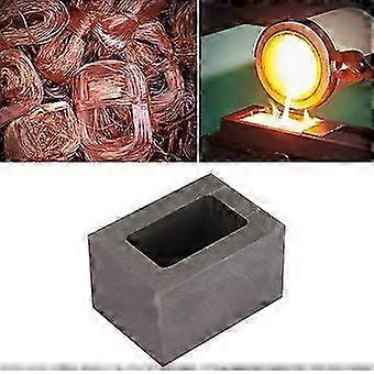 Graphite Rectangular Ingot Mold 13ml 50x36x30mm for Casting