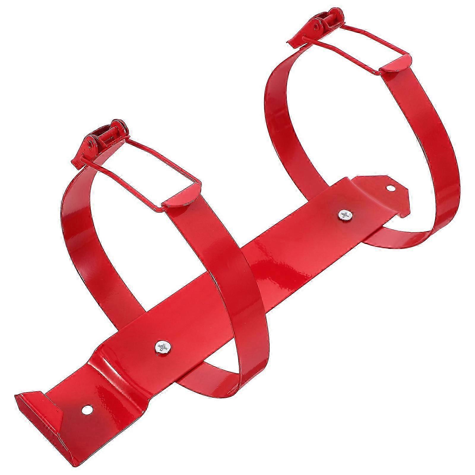 Red Fire Extinguisher Bracket Adjustable Mounting Bracket 2Kg