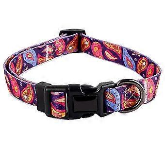 Secure Adjustable Dog Collar With Zinc D-ring