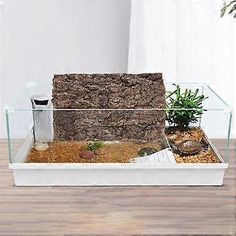 Bakgrunnsplate av naturlig trekorkbark til terrariumbruk, sett med 2 deler
