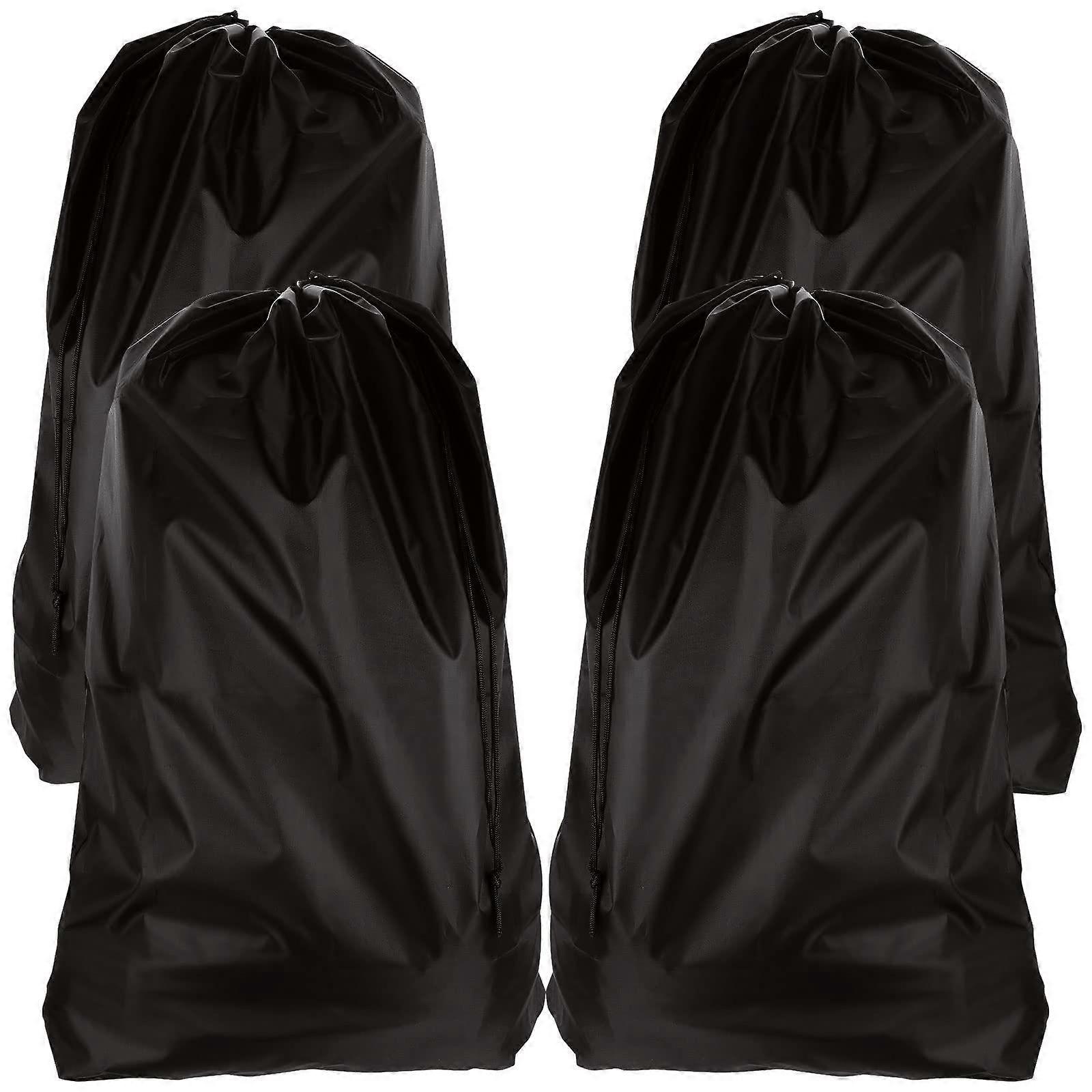 4 Pcs Extra Large Laundry Bags, Foldable Storage Bag with Drawstring
