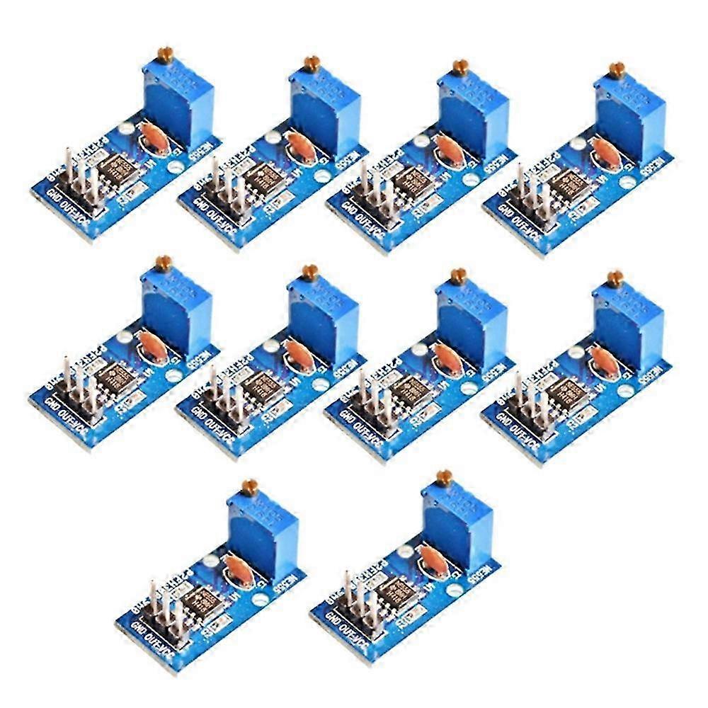 10Pcs NE555 Pulse Frequency Duty Cycle Adjustable Module Square/Rectangular Wave Signal Generator 5V-12V@O2