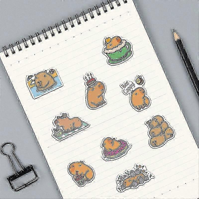 50pc Capybara Vinyl Decal Collection