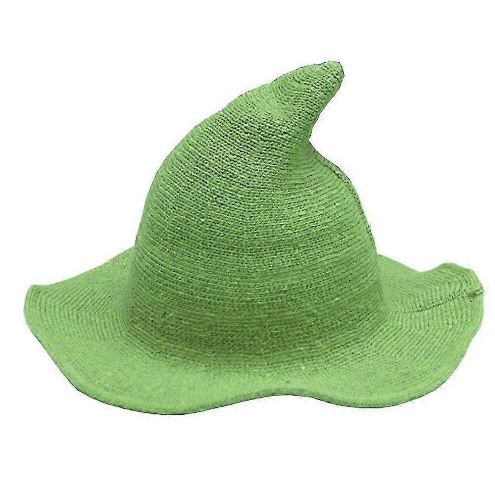 Foldable Wool Witch Hat Wide Brim