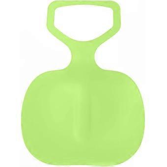 Flexible Plastic Children's Snow Sled, Green Winter Slide