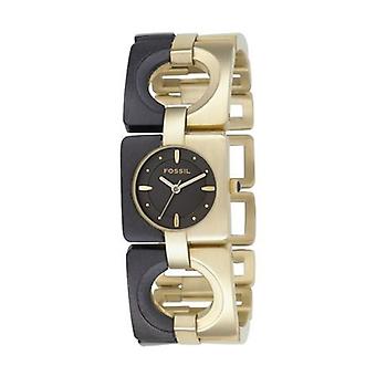 Fossil dress Watch for Women Analog Quartz with Stainless Steel Bracelet Gold Plated ES2170