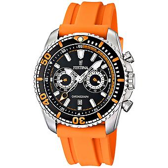 Festina Turn Quartz Analog Man Watch with F16574/2 Rubber Bracelet