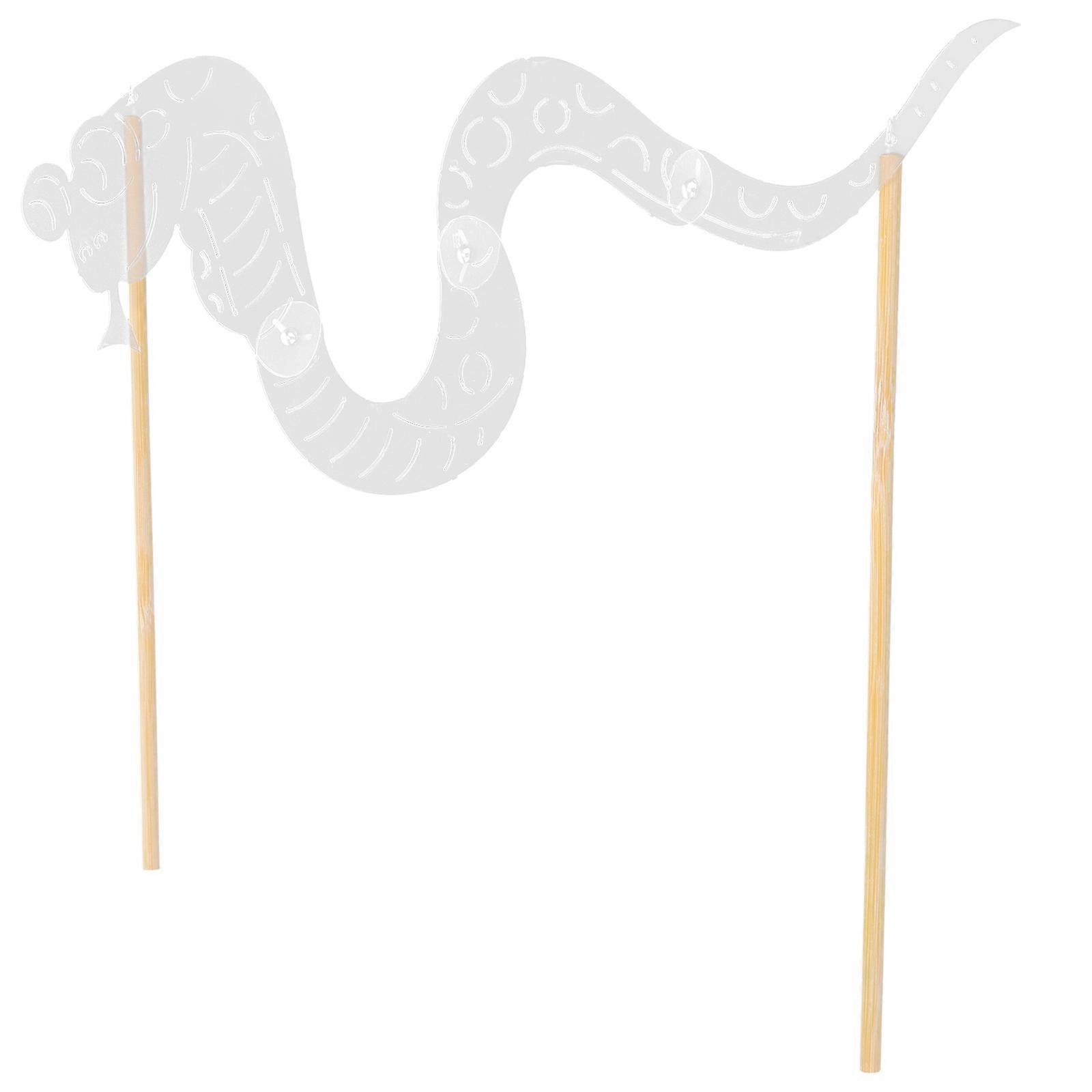 Snake Shadow Puppetry Material for Decor 1Set Interactive Snake Puppet