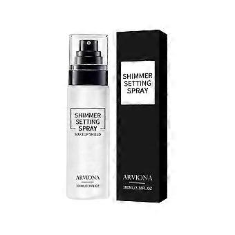 Shimmer Makeup Setting Spray, 2 Pcs, Long-Lasting Finish for Fresh Smooth Makeup, Moisturizing Formula