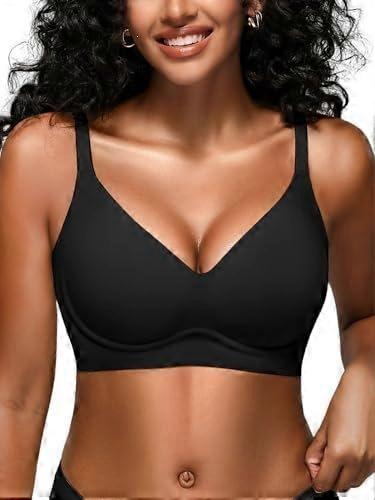 Amazon Cross-border Women's Seamless Wireless Padded Bra