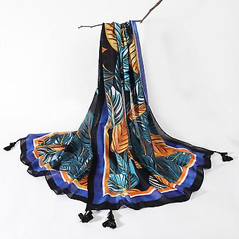 70 x 35 Women Square Silk Like Hair Scarf Head Sleeping Wrap Satin Headscarf, N4