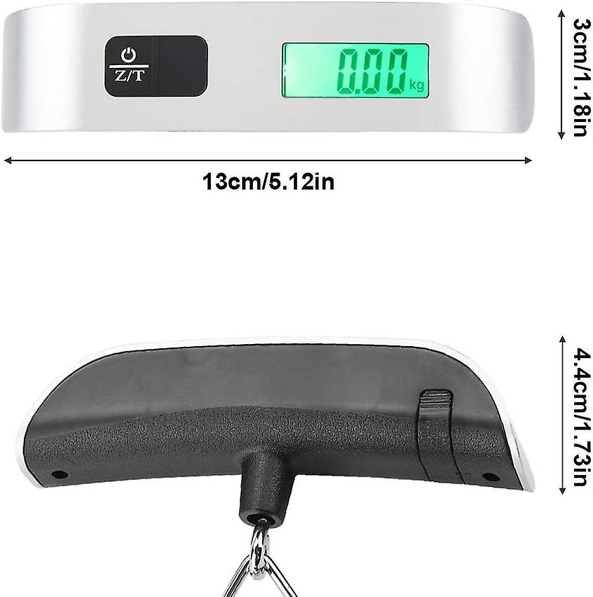 Digital Luggage Scale, Mini Size LCD Digital Electronic Scale Portable Hook Weighing Scale Max. Load