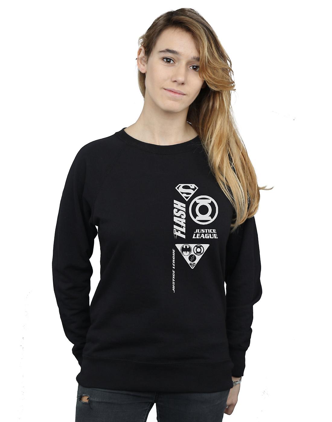DC נשים קומיקס ' s ליגת הצדק סמלים החזה הסווטשרט