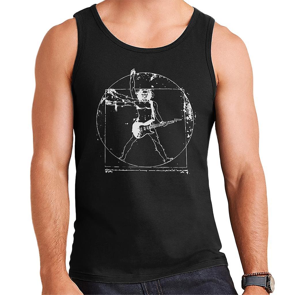 Man van Vitruvius Guitar Player mannen Vest