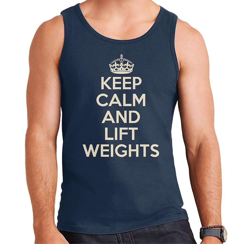 Keep Calm And Lift Weights Men's Vest