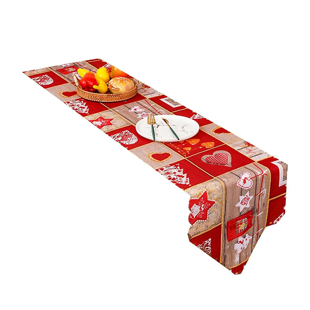 Noël Table Runner Festival à thème d’hiver Fond Décoration Cadeau