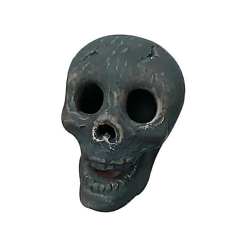 Halloween Ceramic Soil Clay Horror Skull Fire Pit Fireplace Burning  hy