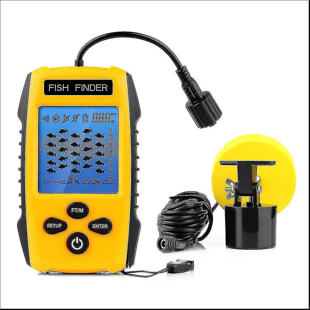 Fish Finder Portable 100m Portable Sonar Lcd Lure Echo Sounder Fishing Finder Transducer Detector Fish Finder For Outdoor