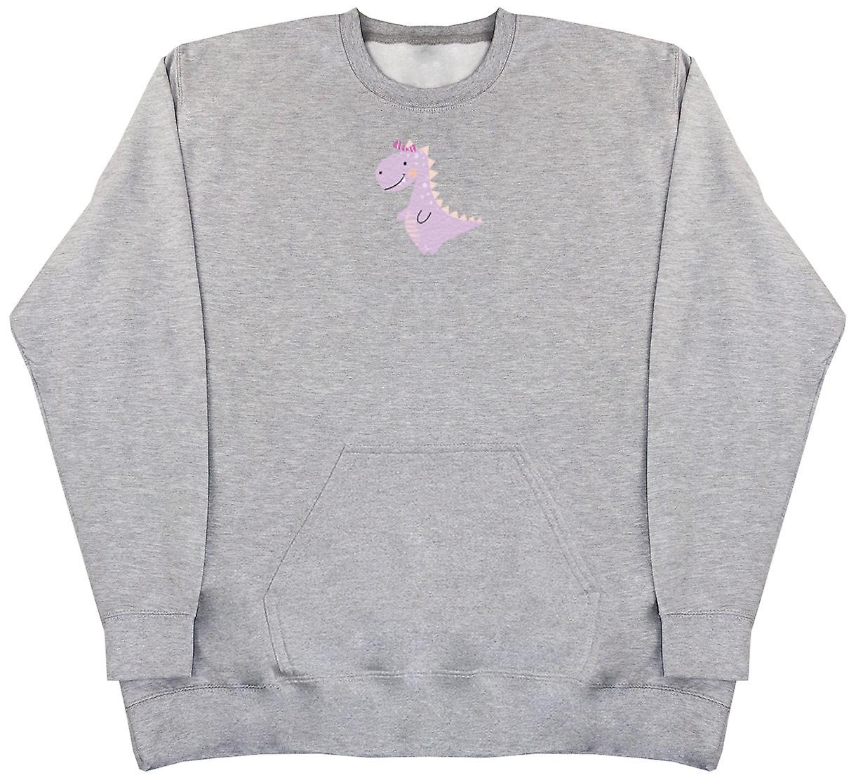 Pink Dino - Huge Oversized Hoodless Hoodie
