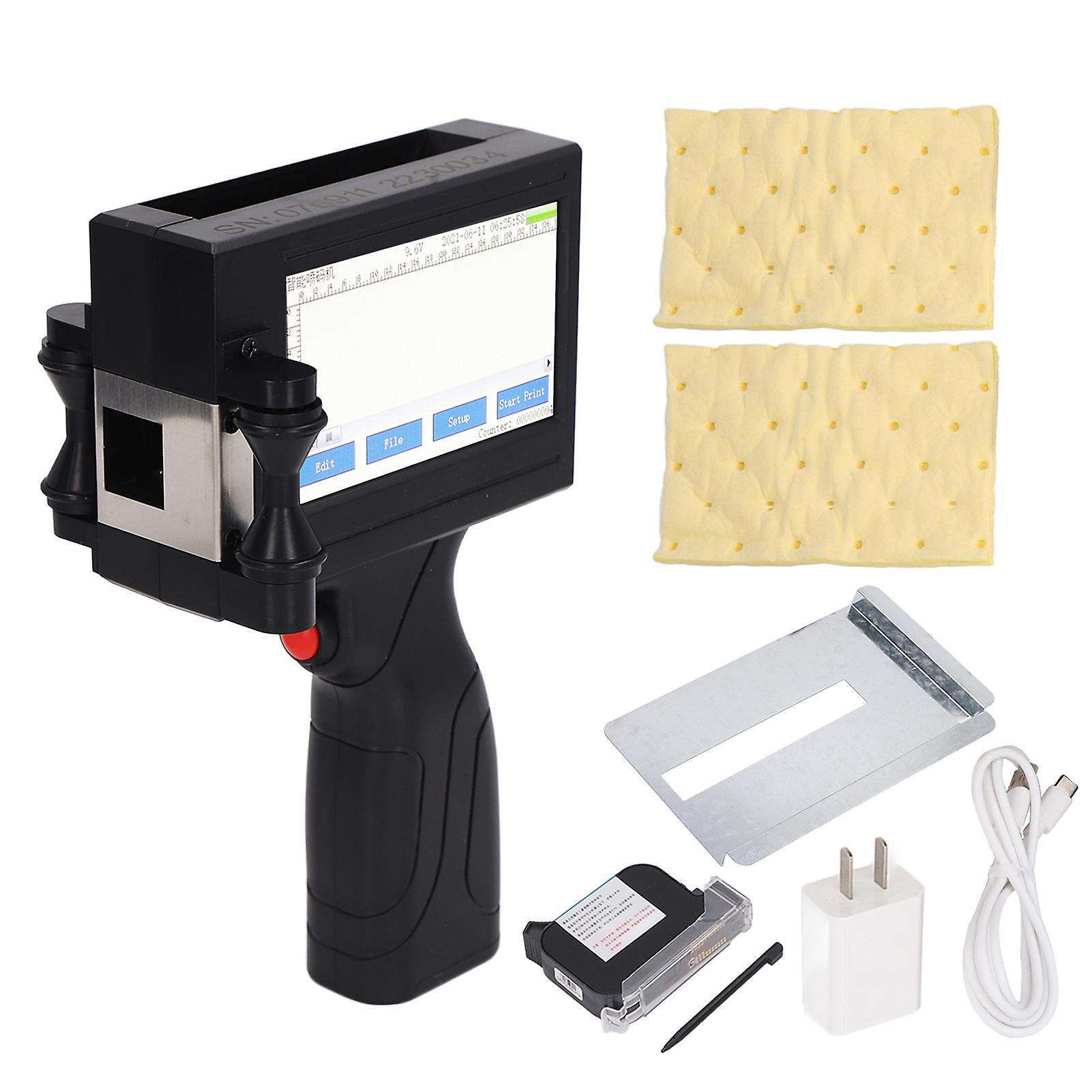 Handheld Printer Production Date Batch Number QR Code Logo Portable Mini Label Printer US Standard AC110240V