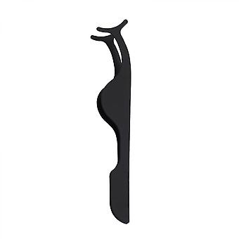 Black Stainless Steel False Eyelash Curlers Extension Applicator Remover Clip Eyebrow Eye Lashes Tweezers Makeup Beauty Tool