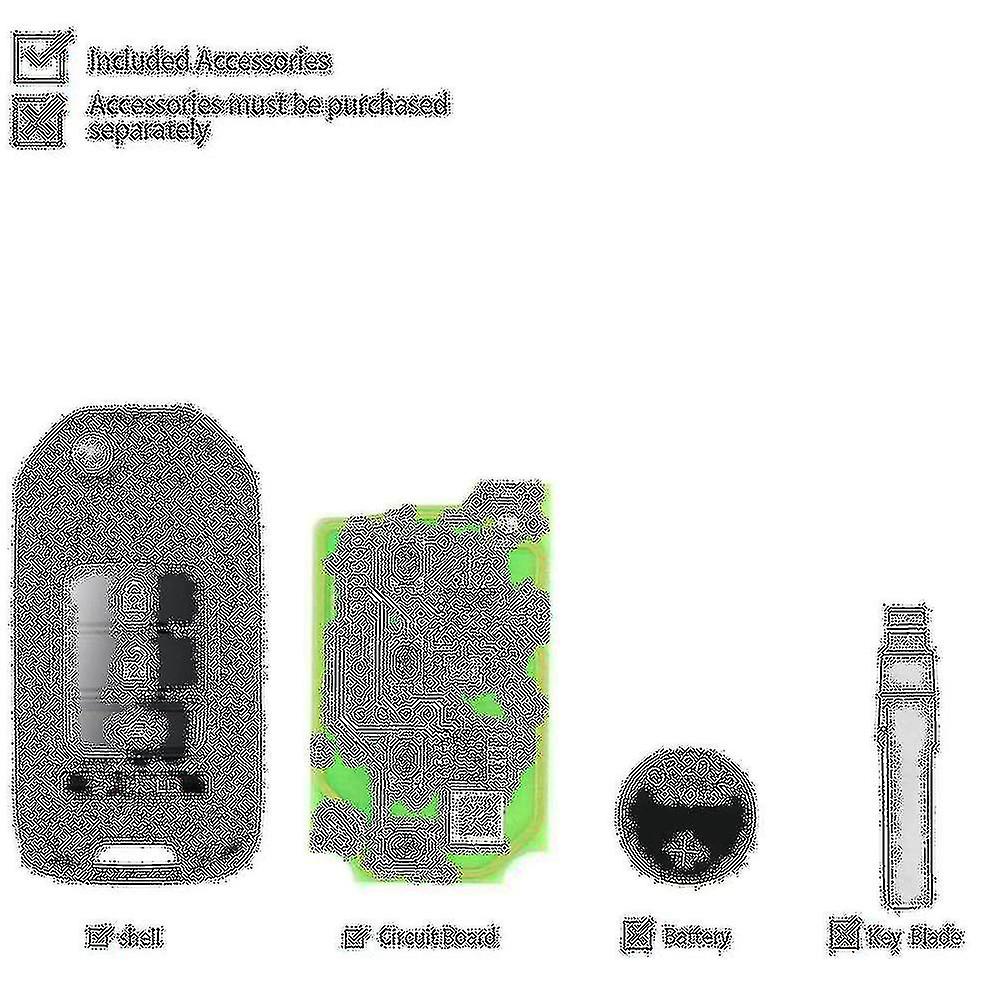 Xkho01en Universal Wire Remote Key Flip 3+1 Button For Type For Vvdi Key Tool