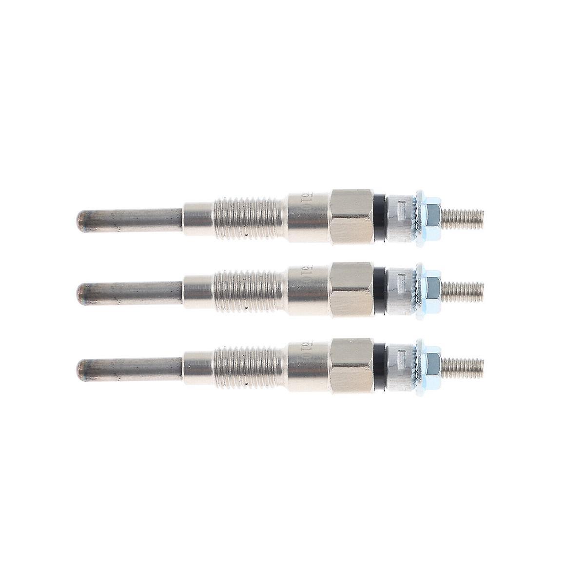 3PCS Candelette Riscaldatore Motore 8Mm per Trattore B21 B1700D B1700E Numero di parte 16851-65512 16851-65510