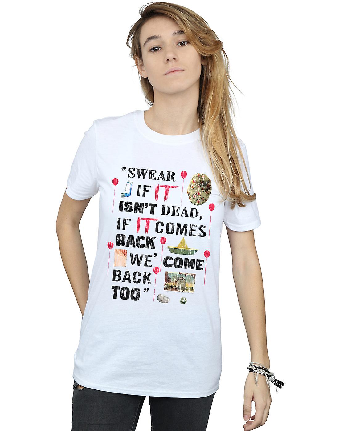 It Chapter 2 Women's Come Back Too Boyfriend Fit T-Shirt