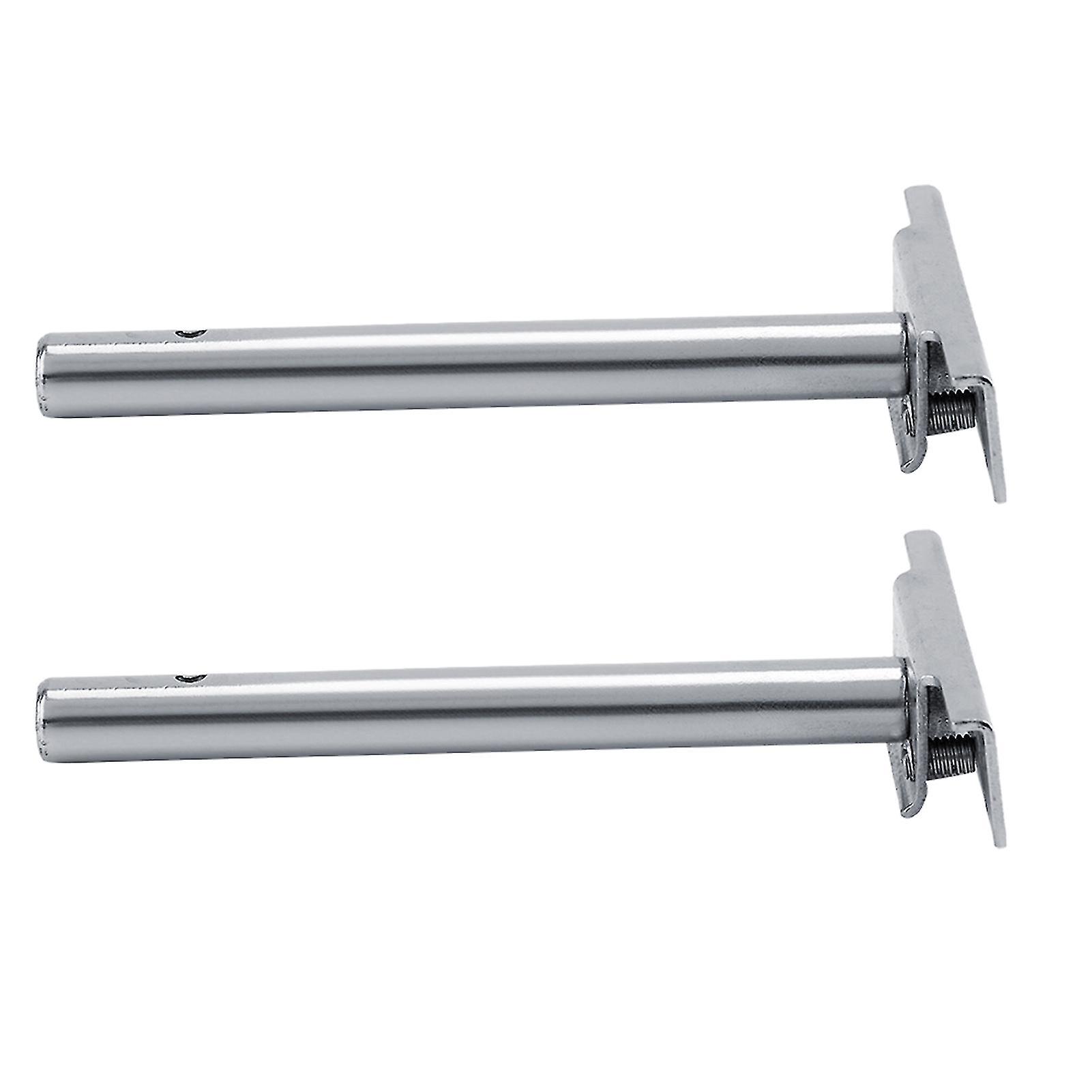2Pcs Concealed Metal Brackets Hidden Floating Wall Mount Shelf Support 5in