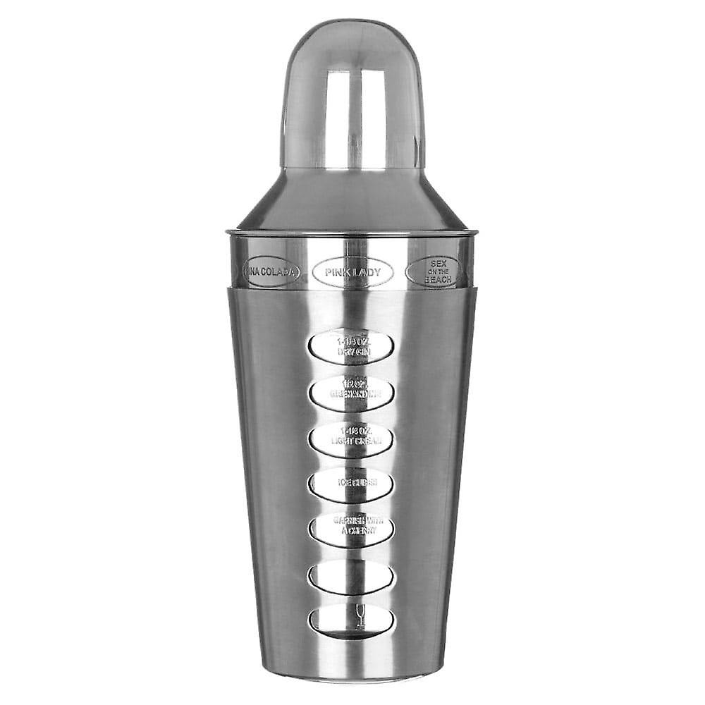 Kinghoff 600ml cocktail shaker with rotating recipes KH1393