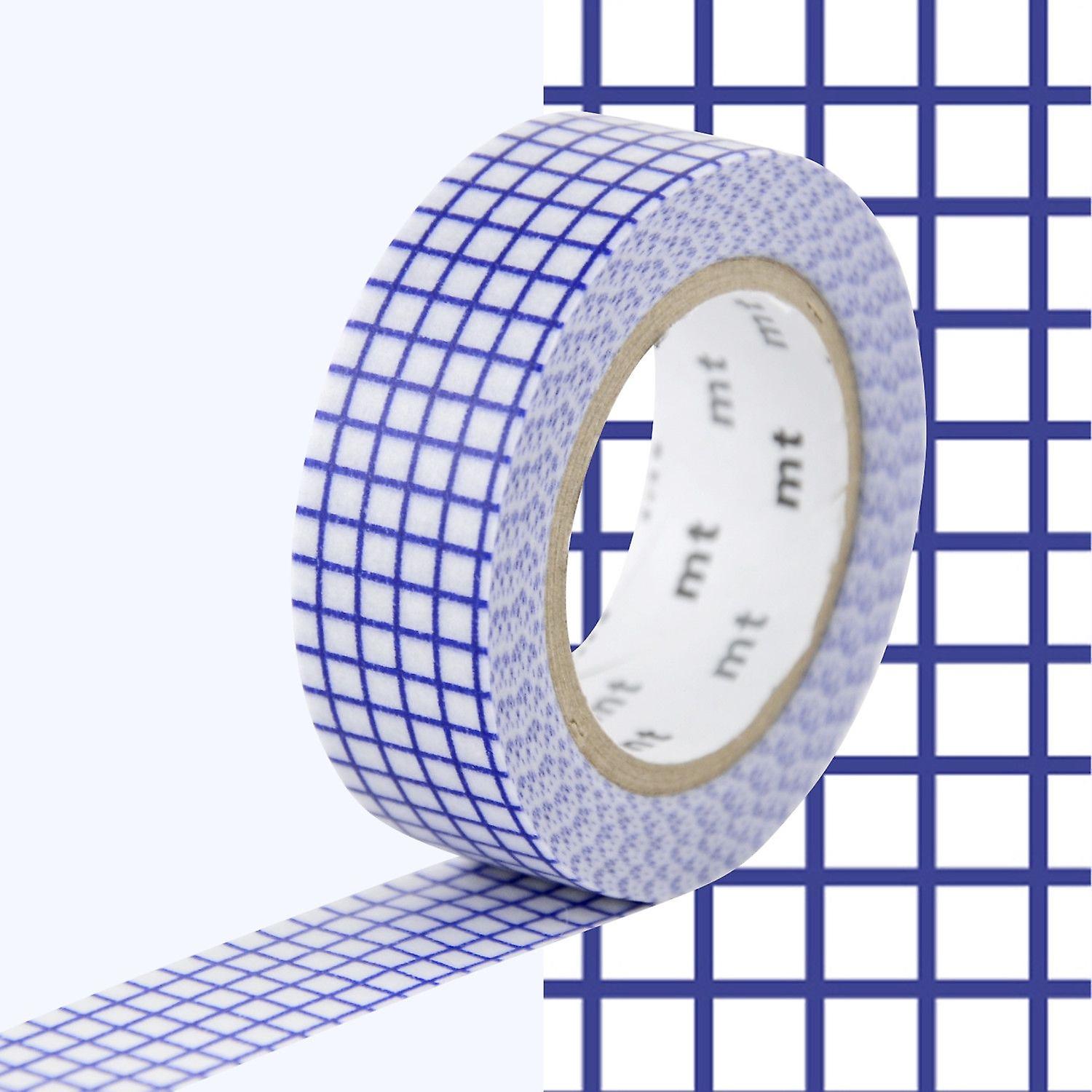 Masking tape squared - Blue - 1,5 cm x 7 m