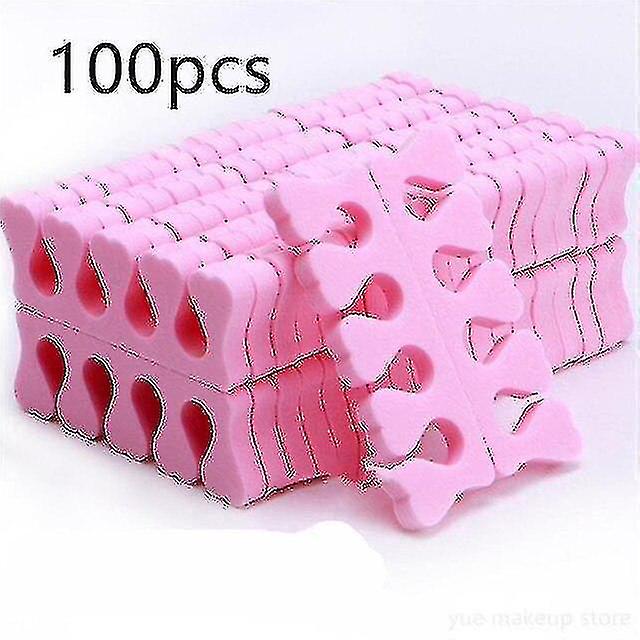 Hhcx- 100pcs Soft Foam Pedi Toe Separators Art Finr Separators Toe