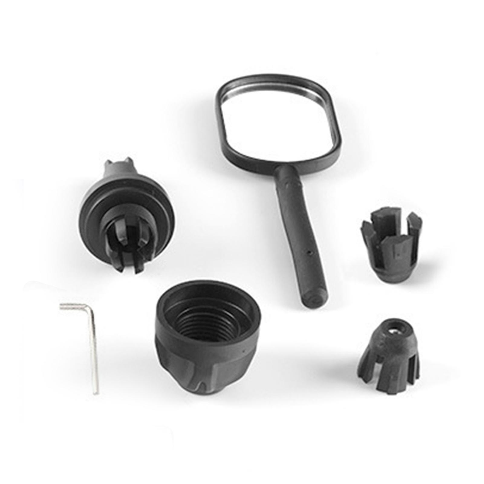 Bicycle Rearview Mirror 360-Degree Rotatable Simple Installation Universal Bike Mirror Handlebar Tail Mirror