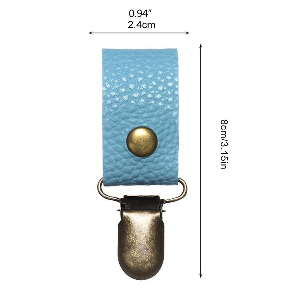 Pocket Hat Clip Cap Retainer Clips för resor Handväska Hat Clips PU Läder Hatthållare För Utomhus Resetillbehör