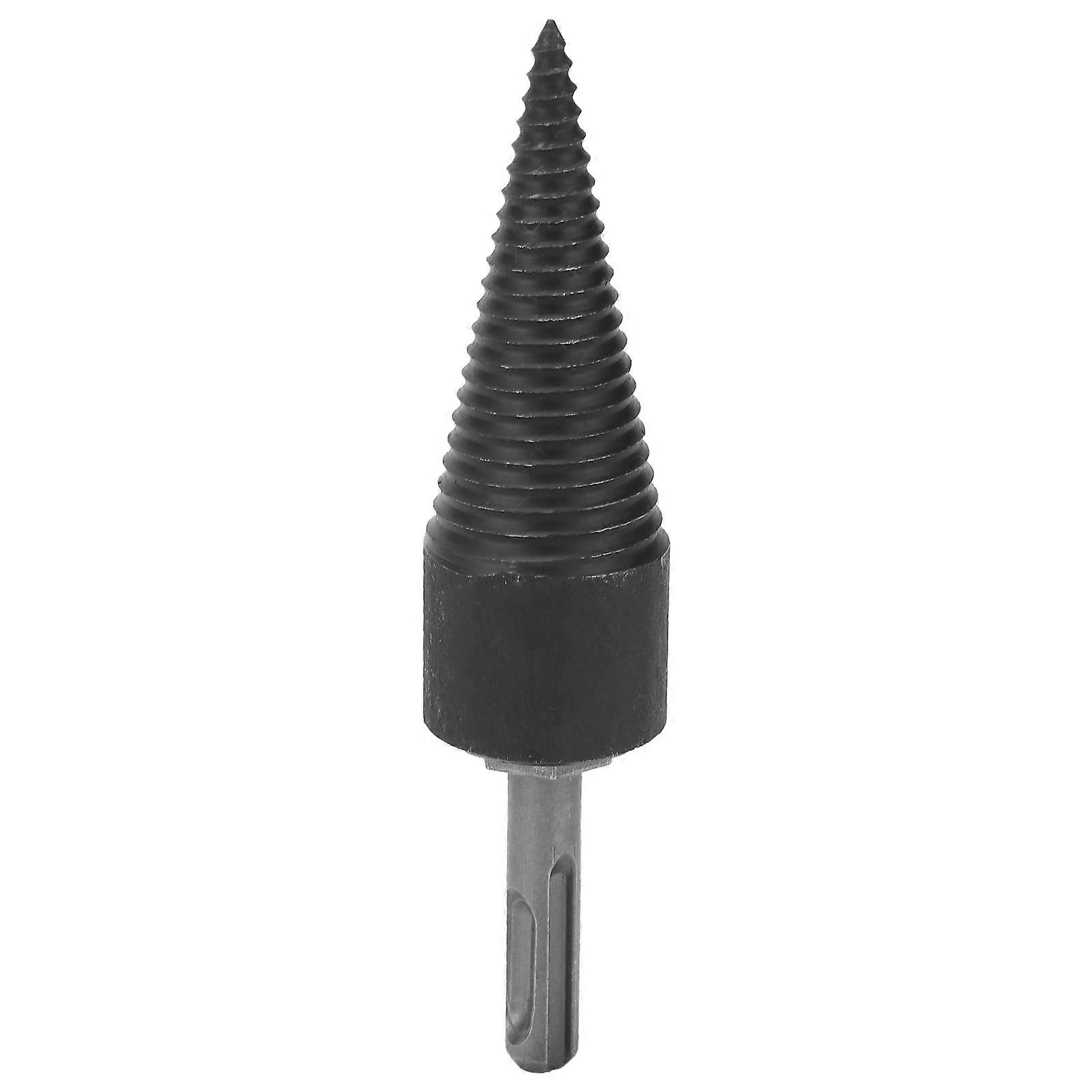 Firewood Splitter Drill Bit Disassembling Screw Cone Square Handle Wood Splitting Accessories