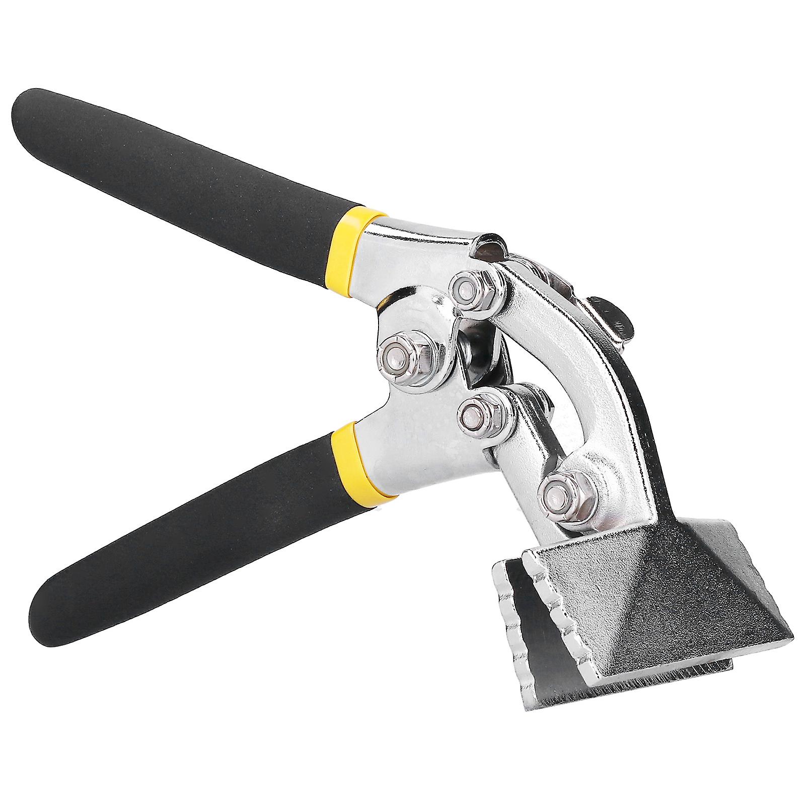 Flanging Pliers Flat Nose Crimping Forceps Curved Handle Seamer Manual Bending Seam Tool