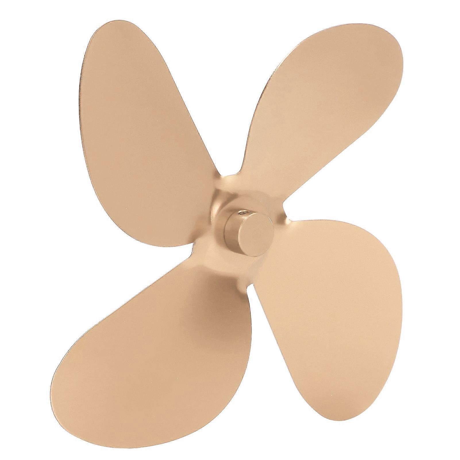 موقد مروحة بليد سبائك الألومنيوم 4 شفرات مجموعة طقم مع برغي وجع عرافة لاستبدال الذهب 