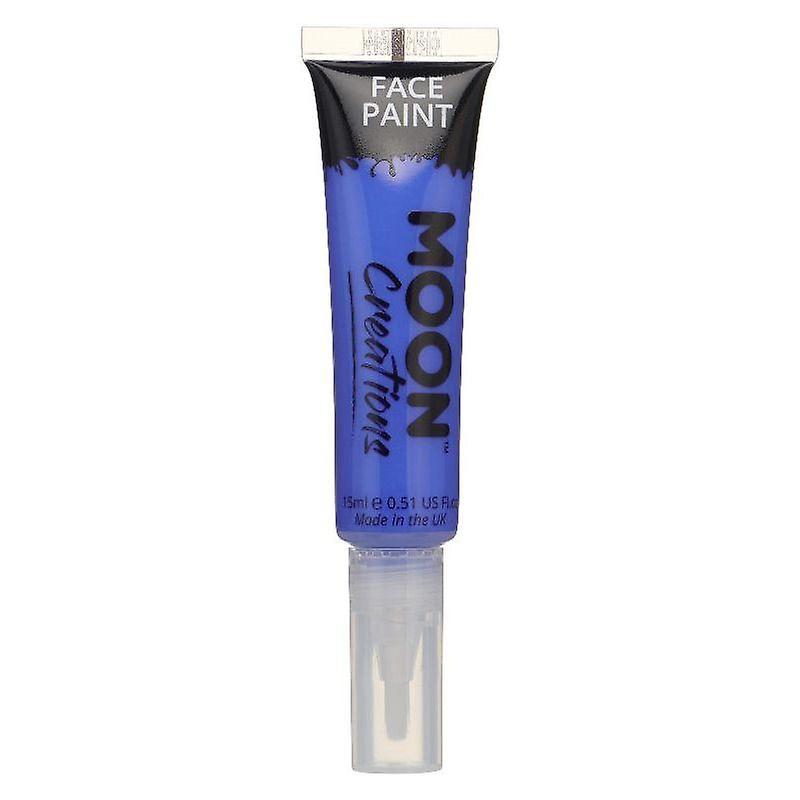 Moon Creations Face & Body Paints With Brush Applicator, 15ml Single C01563