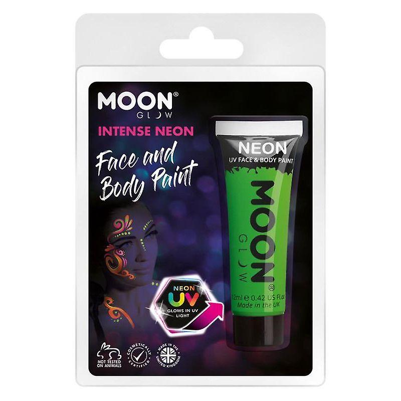 Moon Glow Intense Neon Uv Face Paint Clamshell, 12ml M33540